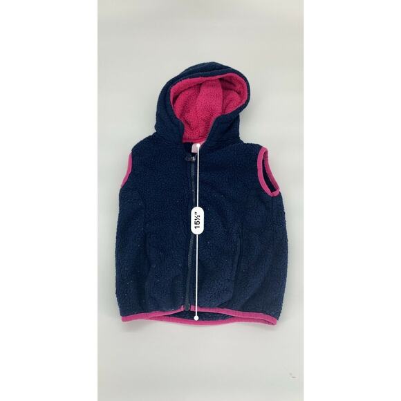 Beverly Hills Princess Girls Hood Vest Full Zip XS - Picture 5 of 5